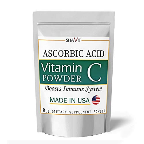 Vitamin C Powder Pure Ascorbic Acid _ Made in USA _ Boosts Immune System 8 Ounce Powder