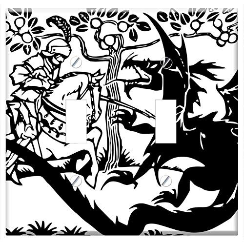Switch Plate Double Toggle _ S o Jorge Dragon Tales Stories Fairy Tales Fantasy