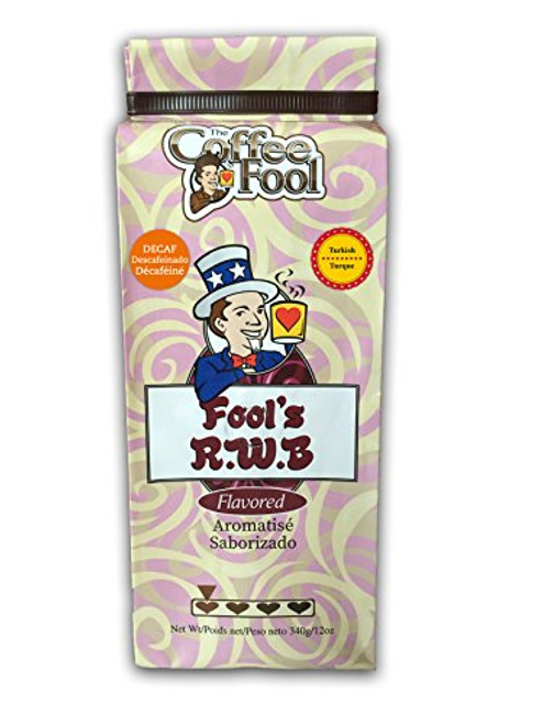 The Coffee Fool Turkish Powder_ Fool's Decaf R.W.B._ 12 Ounce The Coffee Fool Turkish Powder_ Fool's Decaf R.W.B._ 12 Ounce