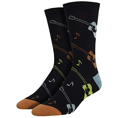 Socksmith Listen to The Music Socks Black Size 10_13_ 1 EA