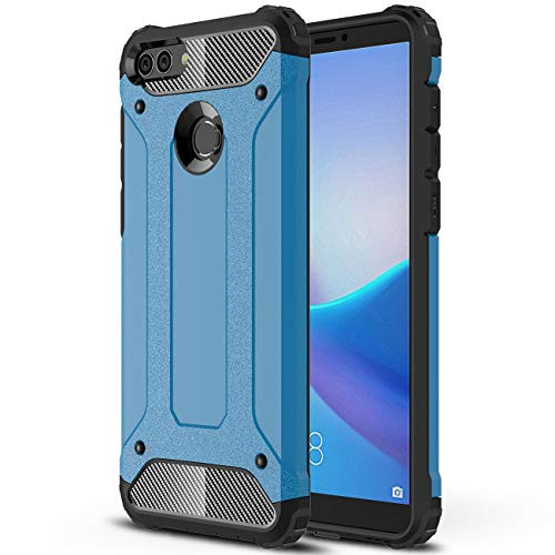 J and H Huawei Enjoy 8 Plus Armour Protective Case_ Huawei Enjoy 8 Plus Hard Shell Rugged Case_ Hybrid Dual Layer Shockproof Case for Huawei Enjoy 8 Plus