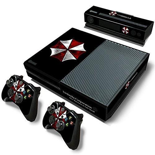 FriendlyTomato Xbox One Console and Controller Skin Set - Umbrella Zombie Videogame - Xbox One Vinyl