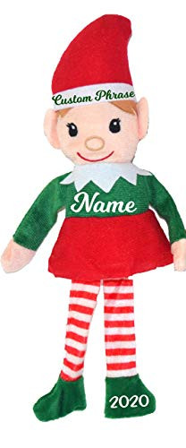 Christmas Elf Stocking Stuffer Girl or Boy Elf _ PERSONALIZED _ Shelf Sitting _ Elf Adoption Certificate included