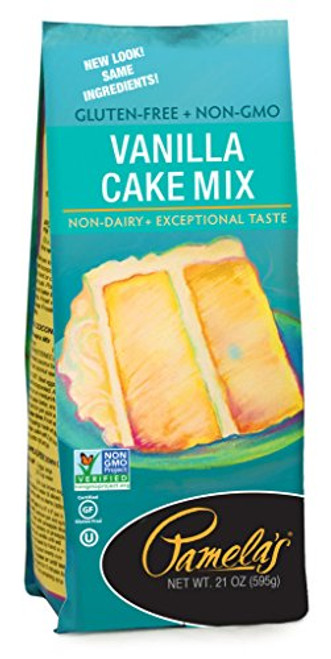 Pamela's Products_ Classic Vanilla Cake Mix_ 21 oz _595 g__PACK 1_