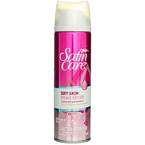 Gillette Satin Care Shave Gel Dry Skin _ 7 oz_ Pack of 2