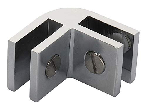 CRL Chrome Anodized Aluminum 2_Way 90176 Connectors for 1 4 inch Glass _Misc._ CRL Chrome Anodized Aluminum 2_Way 90176 Connectors for 1 4 inch Glass _Misc._