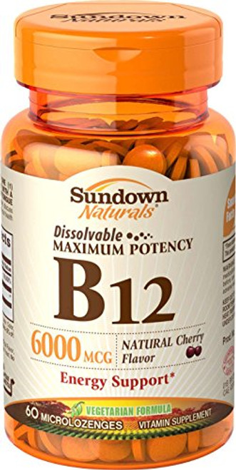 Sundown_ Sublingual B_12 6000 Mcg Tablets_ 60 ct Sundown_ Sublingual B_12 6000 Mcg Tablets_ 60 ct