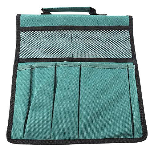 URRNDD Garden Tool Storage Bag Foldable Portable Tote Bag for Kneeler Kneeling Bench Bag Stool Pouch with Pockets Black Green_Green_
