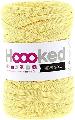 HOOOKED B.V. RXL45 Yarn Ribbon XL YE_ 120 m_ Frosted Yellow