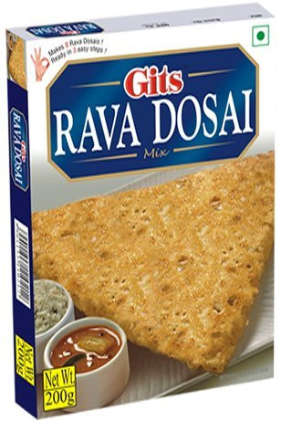 Gits Rava Dosai Mix _Wheat Pan Cake Mix_ 7 Oz _Pack of 2_