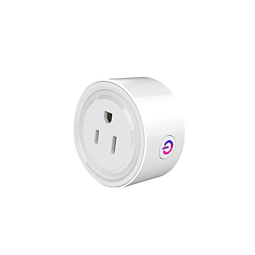 POWSTRO K Smart Plug_ WiFi Outlets Remote Voice Control Energy Monitoring Socket with Timer Function Work with Alexa Google Home Assistant ETL FCC Listed Support 2.4GHz WiFi