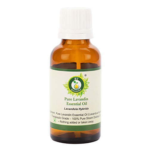 Lavandin Essential Oil _ Lavandula Hybrida _ Lavandin Oil _ Pure Lavandin Oil _ 100 Percent Pure Natural _ Steam Distilled _ Therapeutic Grade _ 15ml _ 0.507oz By R V Essential Lavandin Essential Oil _ Lavandula Hybrida _ Lavandin Oil _ Pure Lavandin Oil _ 100 Percent Pure Natural _ Steam Distilled _ Therapeutic Grade _ 15ml _ 0.507oz By R V Essential