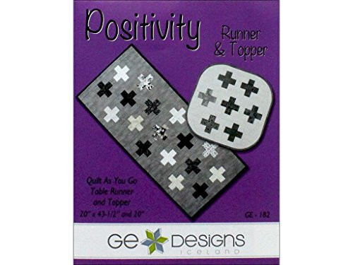 G.E. Designs GE Designs Runner  and  Topper Ptrn Positivity Runner  and  TopperPtrn