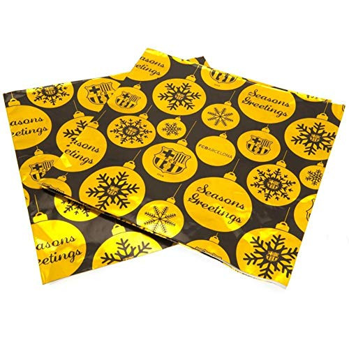 FC Barcelona Christmas Wrap _One Size_ _Yellow_ FC Barcelona Christmas Wrap _One Size_ _Yellow_
