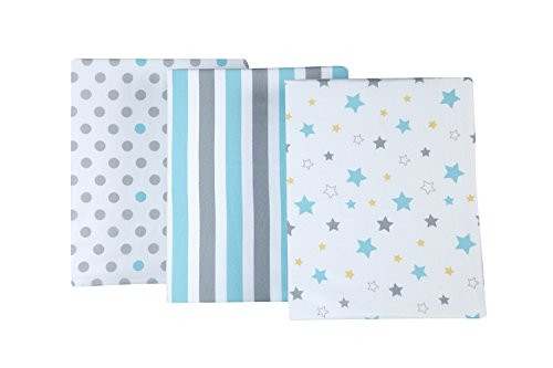 Little Bedding by NoJo Twinkle Twinkle 3 Piece crib sheets