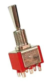 E_SWITCH 100SP3T8B13M1QEH Toggle Switch_ On_Off_On_ SPDT_ Non Illuminated_ 5 A_ Panel