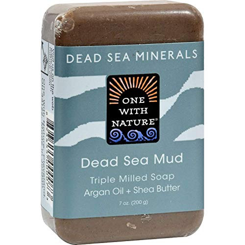 One With Nature Dead Sea Bar Soap Almond 7 Oz