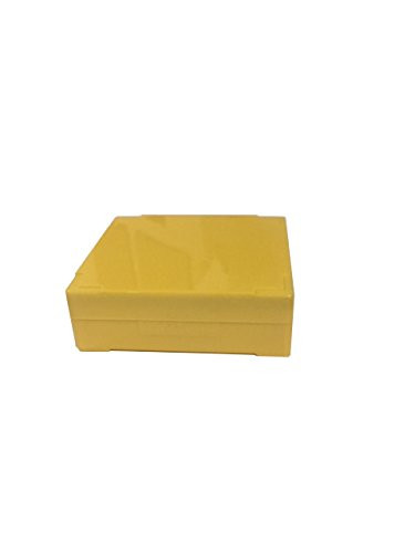 C and A Scientific Slide Storage Box_ 25 Slide_ Yellow