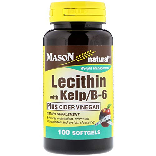 Mason Natural Weight Management Lecithn with kelp B_6 Softgels _ 100 Ea