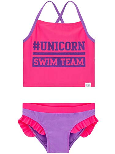 Harry Bear Girls' Unicorn Swimsuit Size 7 Pink