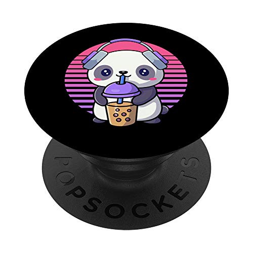 Retro K_Pop Shirts For Teen Girls Women KPop And Bubble Tea PopSockets PopGrip  Swappable Grip for Phones  and  Tablets