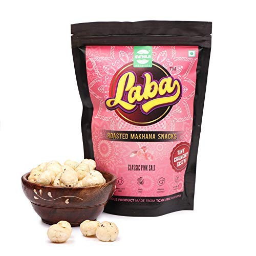 LABA Roasted Flavoured Makhana _ Classic k Salt 50g _Pack of 1_