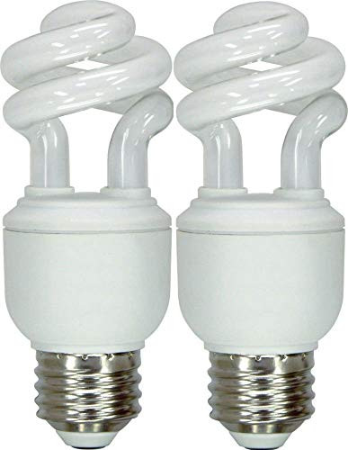G E Lighting 42116 0 GE 2PK 9W SW Spir Bulb