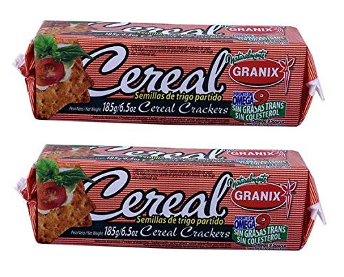 Granix Cereal Galletas Argentinas _ 2 Pack _ 185 gr. _ Cereal Crackers 6.7 oz.