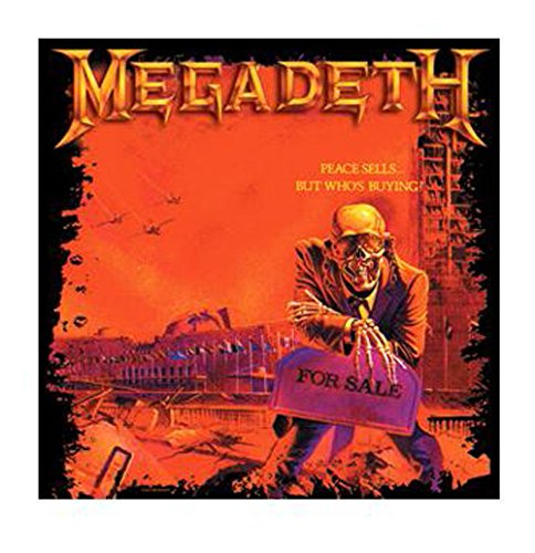 C and D Visionary Megadeth Peace Sells Square Btn_ 6_Piece_ _B_1597_