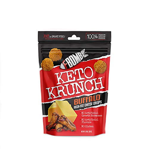 F BOMB Keto Krunch Buffal Cheese Crisps_ 1.75 OZ