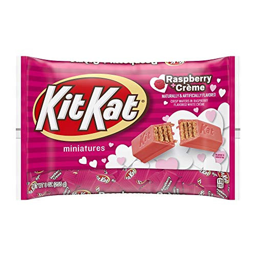 Kit Kat Valentine's Day Raspberry Cream Miniatures _ 9oz _Pack of 2_ Kit Kat Valentine's Day Raspberry Cream Miniatures _ 9oz _Pack of 2_