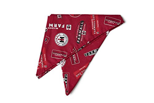 Farmall IH Tractor Logo Dog Bandanna  red with Hood Emblems_ Signs and Logos _Large_