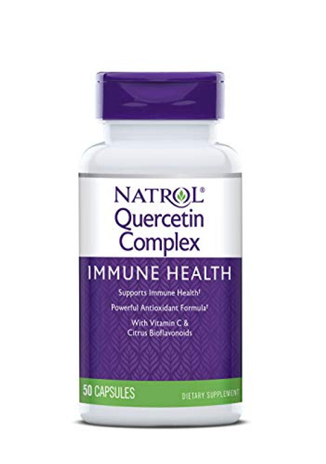 Natrol Quercetin Complex_ Immune Health with Vitamin C and Citrus Bioflavonoids_ 500 mg 50 Count Natrol Quercetin Complex_ Immune Health with Vitamin C and Citrus Bioflavonoids_ 500 mg 50 Count