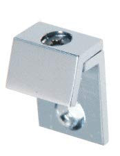 CRL Chrome 5 8 inch  Wide Beveled Mirror Clips _ Set