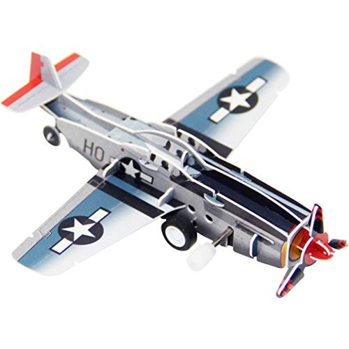 P_51 Mustang Wind_Up 3D Puzzle