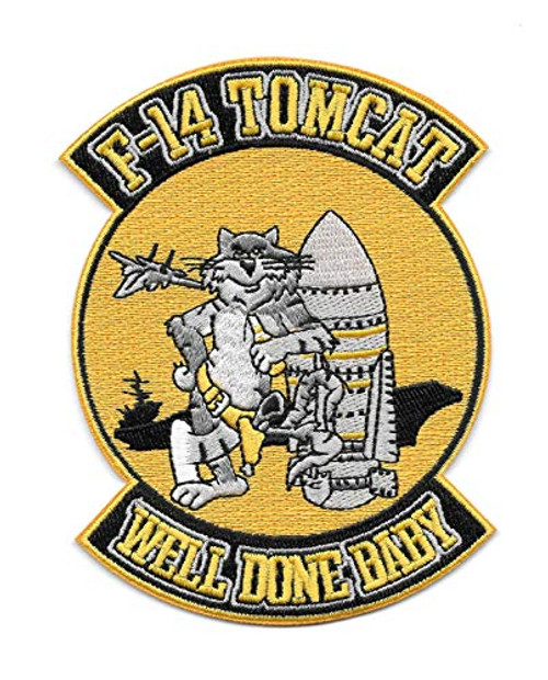 F_14 Tomcat _ Well Done Baby _ Collectors Patch