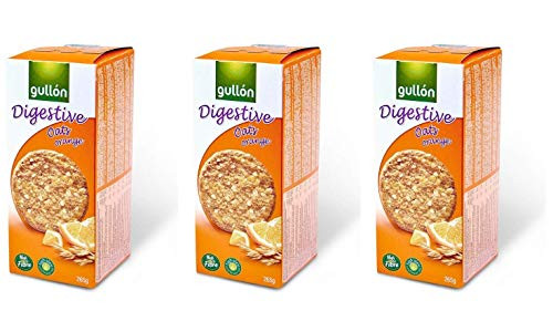 Gullon Oats  and  Orange Digestive Biscuits _ 15 OZ _ 3 pack