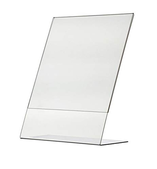 Marketing Holders 8.5 inch w x 11 inch h Sign Holder Stand Slant Back Literature Flyer Poster Frame Letter Notice Menu Pricing Deli Expo Event Sign Holder Display Policy and Procedure Signage Pack of 1 Marketing Holders 8.5 inch w x 11 inch h Sign Holder Stand Slant Back Literature Flyer Poster Frame Letter Notice Menu Pricing Deli Expo Event Sign Holder Display Policy and Procedure Signage Pack of 1
