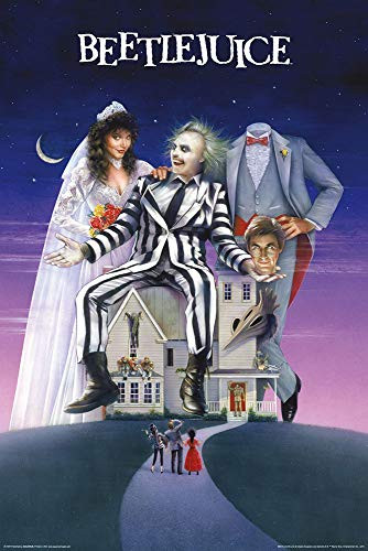 Studio B NMR Beetlejuice Movie Poster _ One Sheet 36 inch x24 inch  Art Print Poster
