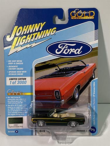 Johnny Lightning JLCG021 Classic Gold VER B 1968 Ford Fairlane Torino GT Convert