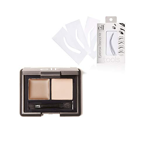 e.l.f Studio Eyebrow Bundle  Stencil  and  Eyebrow Kit _Light_