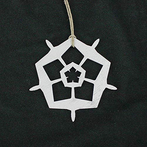 Snowflake P_51 Mustang Airplane Christmas Ornament Airplane Snowflake