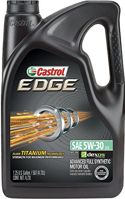 Castrol 03084 EDGE 5W-30 Advanced Full Synthetic Motor Oil, 5 Quart Castrol 03084 EDGE 5W-30 Advanced Full Synthetic Motor Oil, 5 Quart