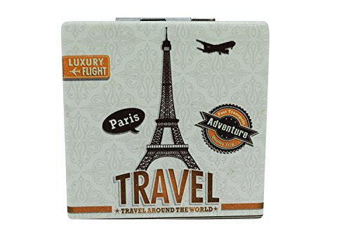 Love Paris Eiffel Tower Art Design Double Side Compact Mirror _C_