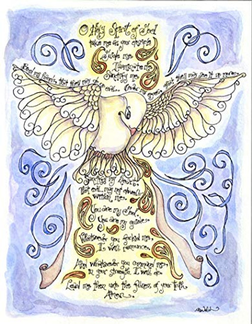 Holy Spirit Prayer 5x7 _ Catholic Confirmation Gift