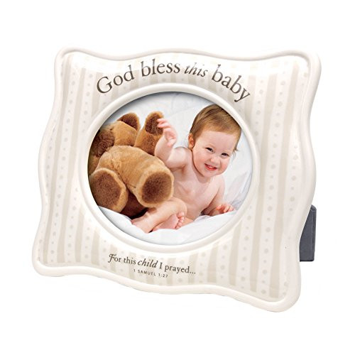 Lighthouse Christian Products for This Child I Prayed Ceramic Frame, 8 x 6 1/2"