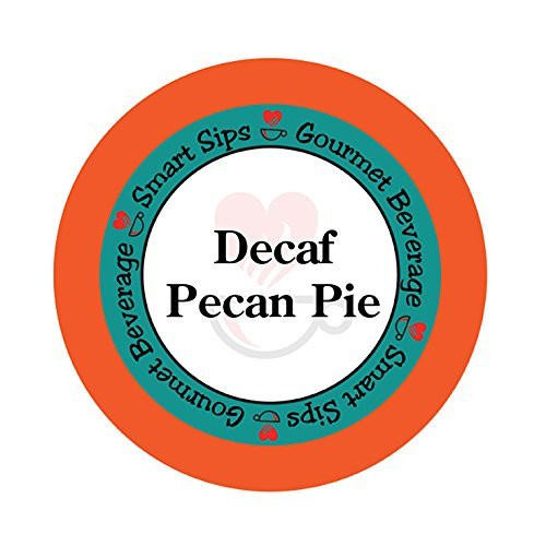 Smart Sips_ Decaf Pecan Pie Flavored Coffee_ 24 Count_ for All Keurig K_cup Machines_ Decaffeinated Flavored Coffee