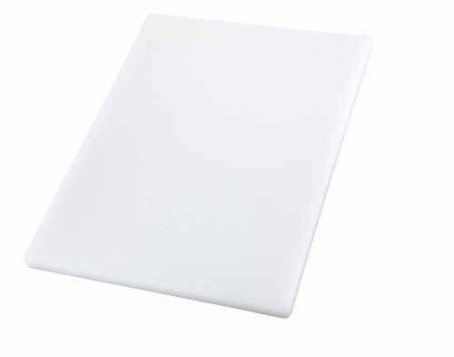 Winco Cutting Board, 12 by 18 by 1-Inch, White