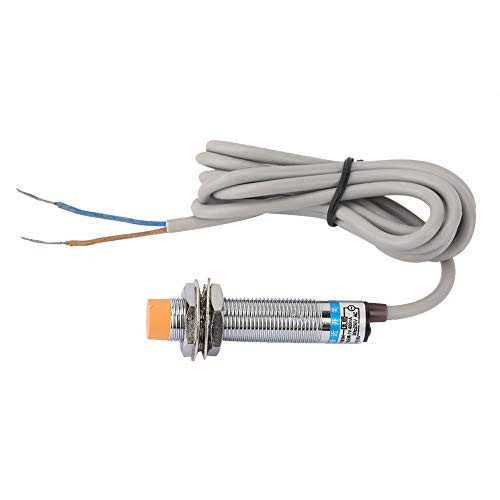 ?2021 New Year's Special?Taidda Proximity Switch_ Proximity Sensor Switch Detection 4mm Nickel Plated Brass LJ12A3_4_J EZ AC NO Inductive Proximity Sensor Switch Detection