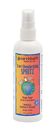 EarthBath All Natural Deodorizing Spritz Mango Tango Pet Care for Dogs Cats 8z